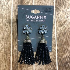 Beaded Tassel Earrings🖤